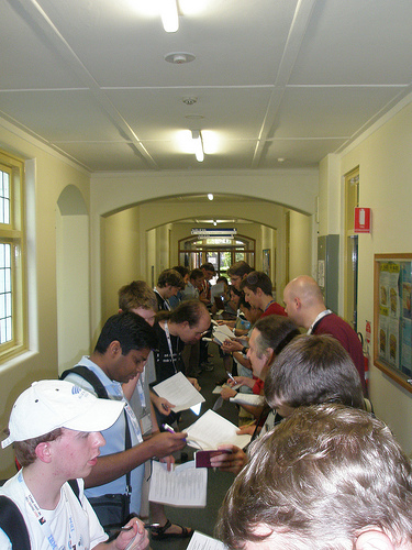 Control of passports at a key signing party